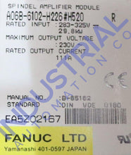 Load image into Gallery viewer, Fanuc A06B-6102-H226#h520