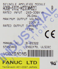 Load image into Gallery viewer, Fanuc A06B-6102-H230#h520