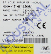 Load image into Gallery viewer, Fanuc A06B-6111-H011#h550