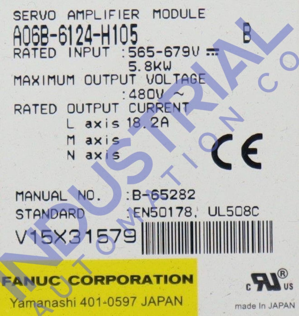 Fanuc A06B-6124-H105