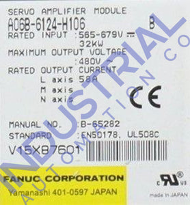 Fanuc A06B-6124-H106