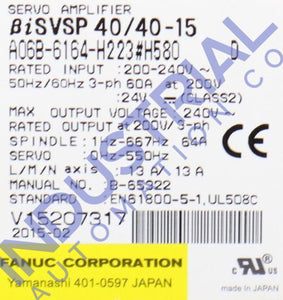 Fanuc A06B-6164-H223#h580