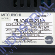 Load image into Gallery viewer, Mitsubishi FR-A740-00120-NA New