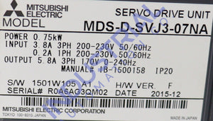 Mitsubishi Mds-D-Svj3-07Na