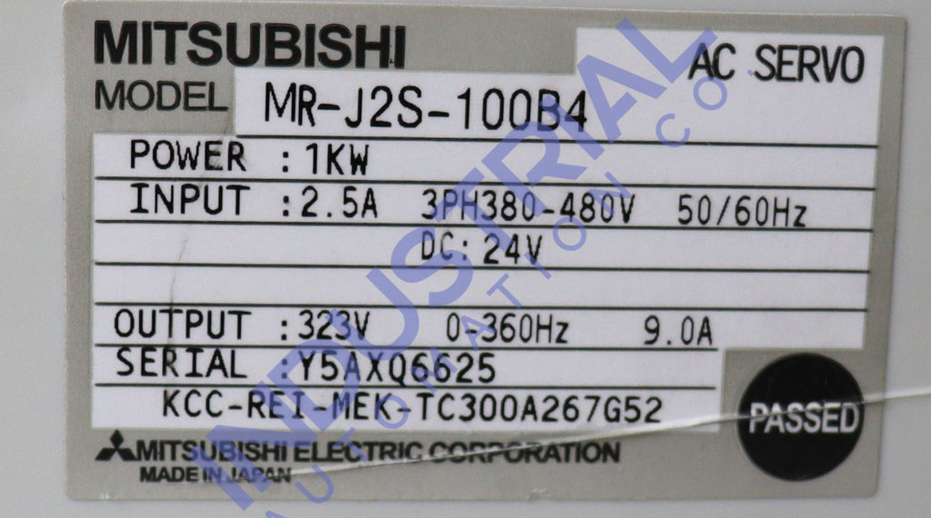 Mitsubishi Mr-J2S-100B4