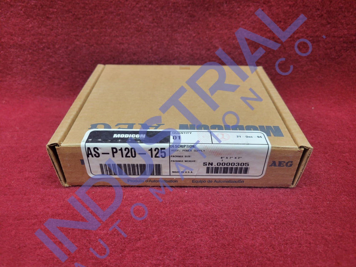 Modicon As-P120-125