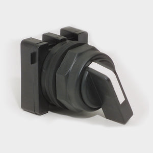 Selector Switch - 2 Position, White, 1 Normally Open