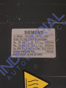 Siemens 1Fk7103-2Af71-1Cb0