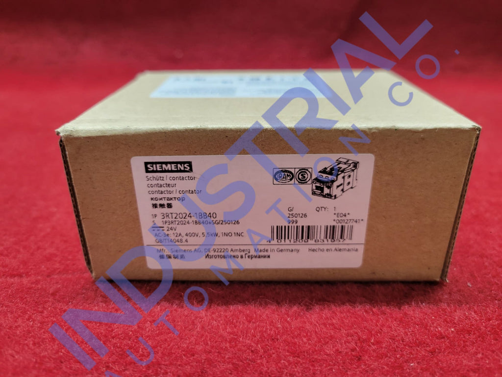 Siemens 3RT2024-1BB40 New