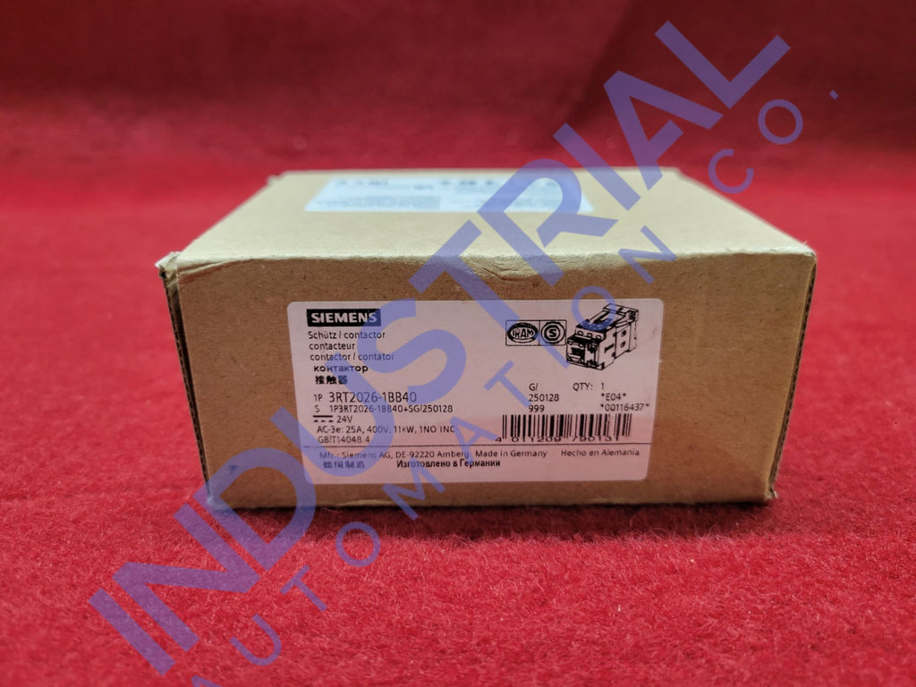 Siemens 3RT2026-1BB40 New