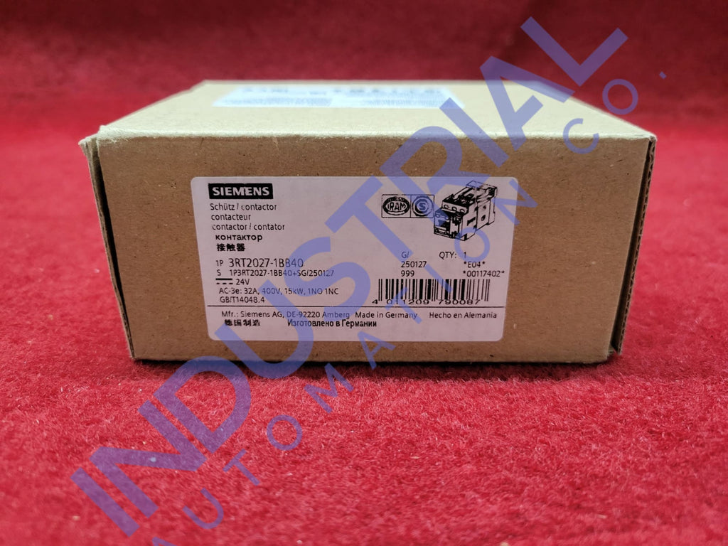 Siemens 3RT2027-1BB40 New