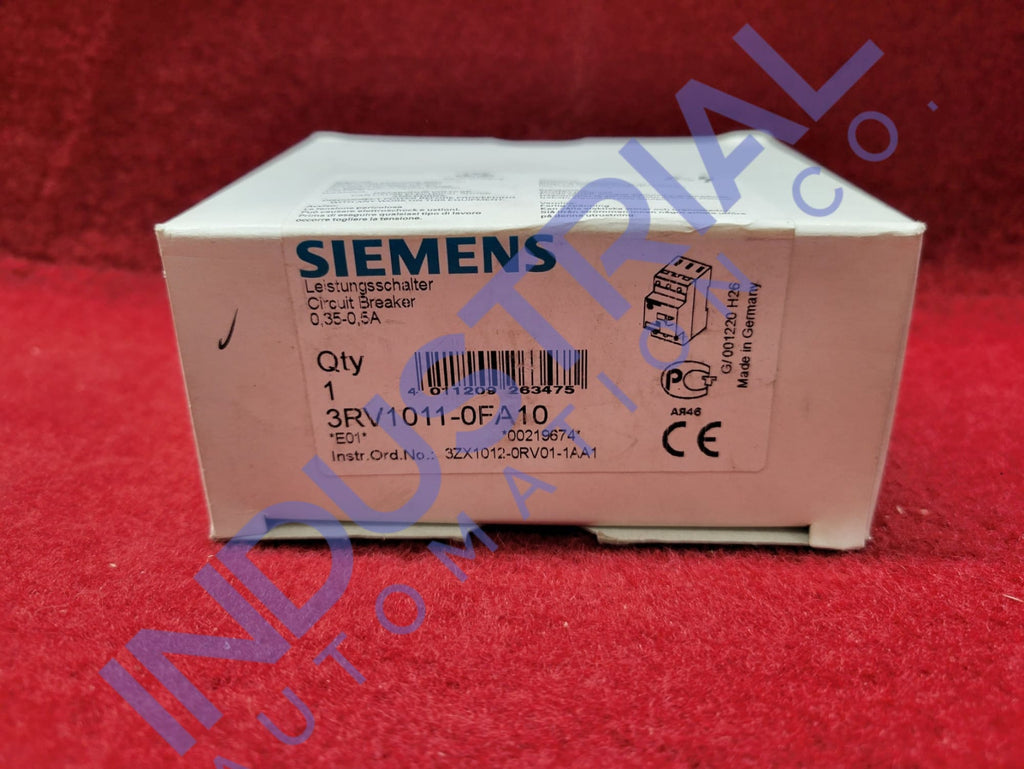 Siemens 3RV1011-1FA10 New