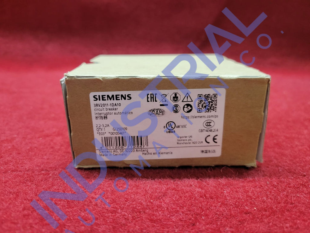 Siemens 3RV2011-1DA10 New