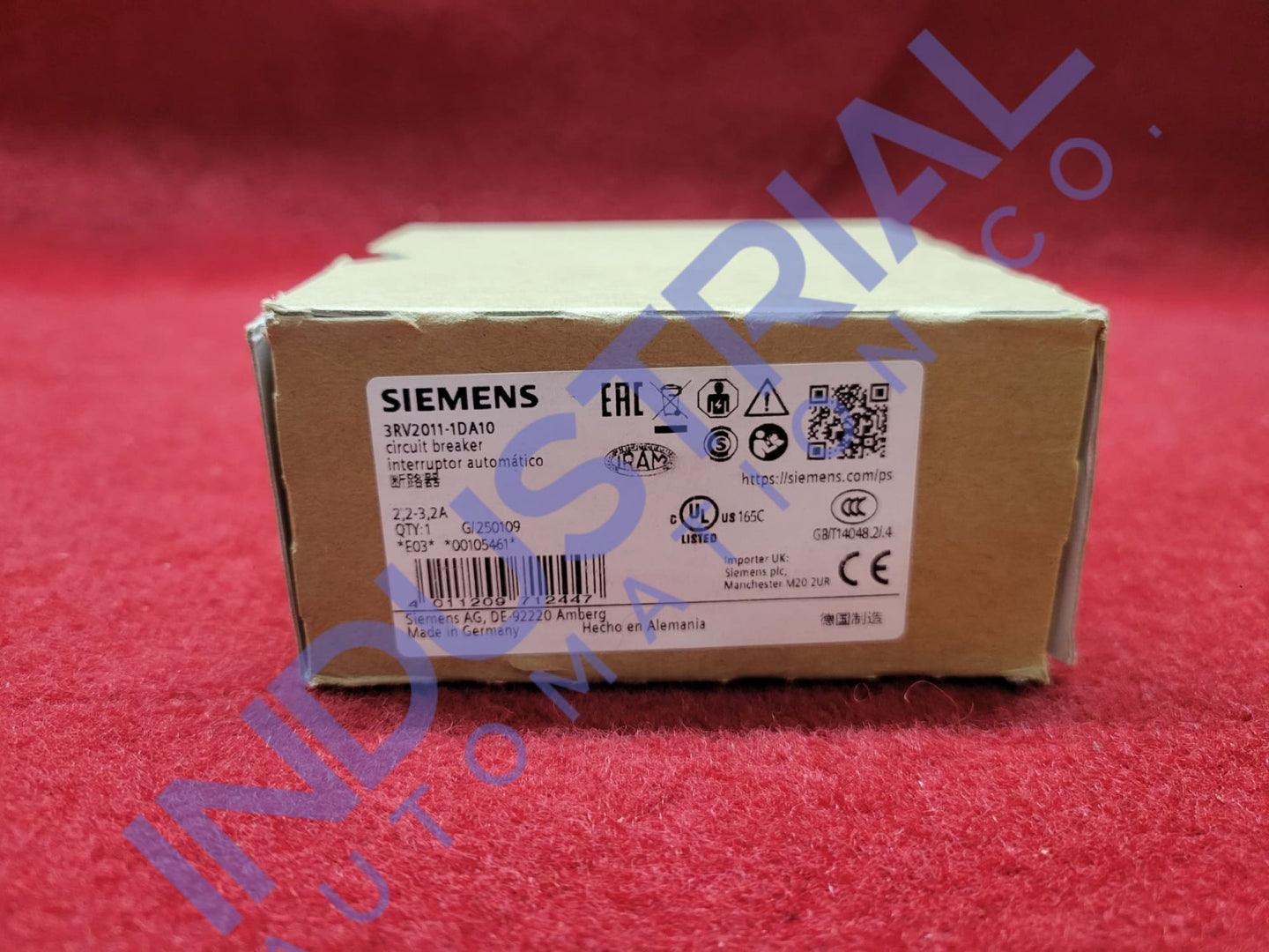 Siemens 3RV2011-1DA10 New