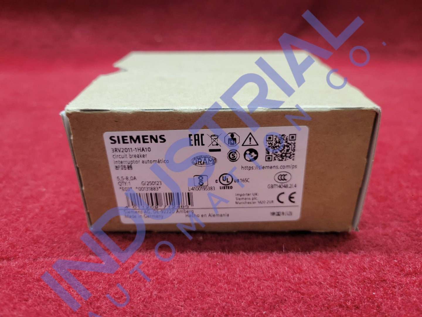 Siemens 3RV2011-1HA10 New