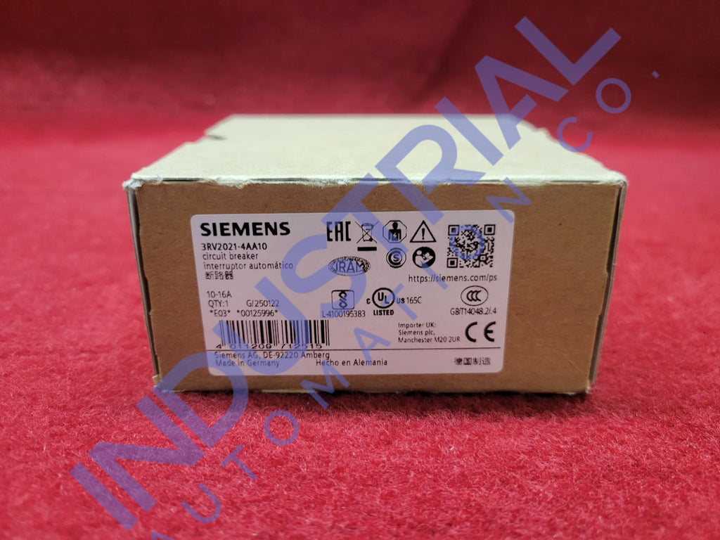 Siemens 3RV2021-4AA10 New