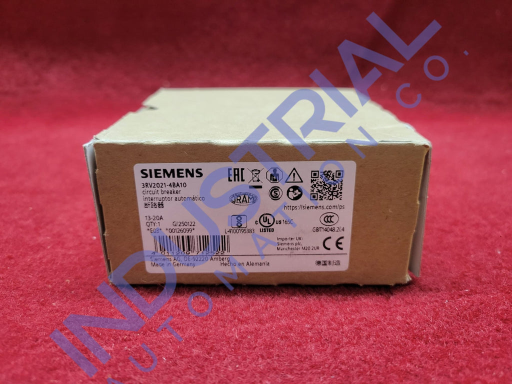 Siemens 3RV2021-4BA10 New