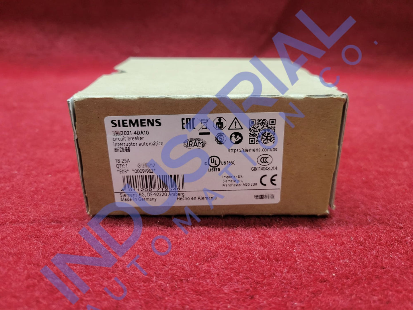 Siemens 3RV2021-4DA10 New