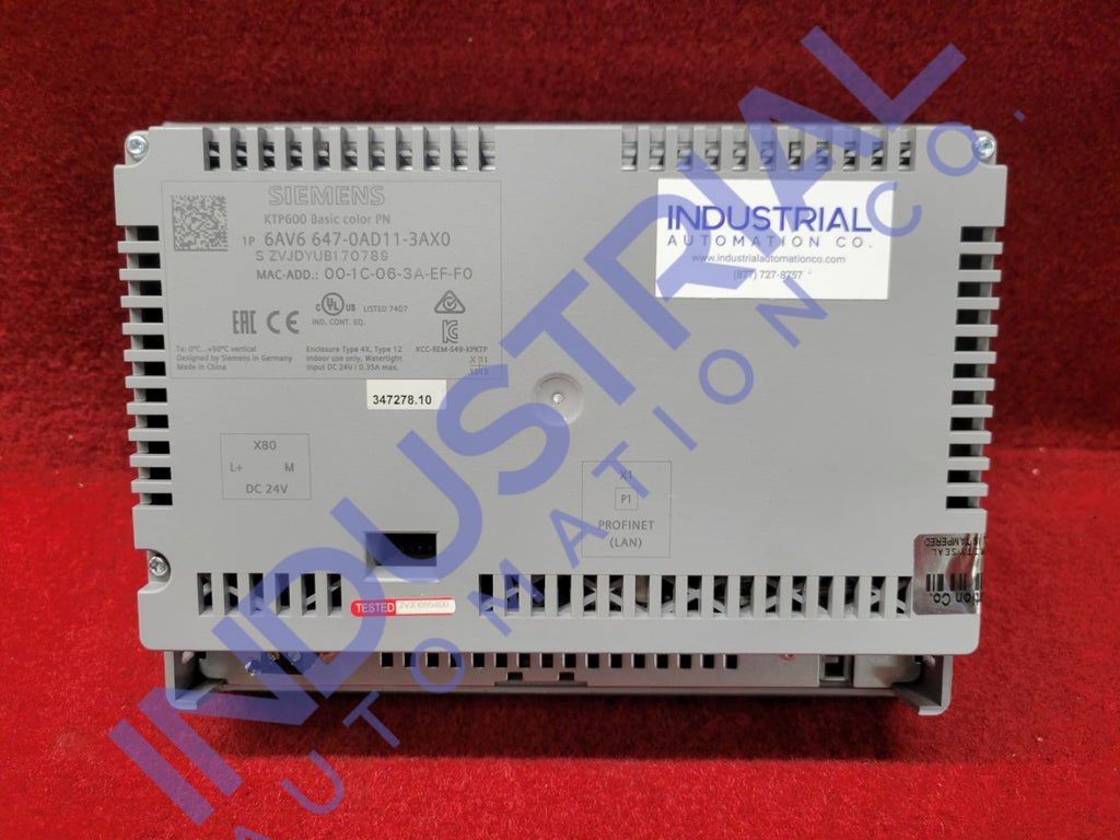 Siemens 6AV6647-0AD11-3AX0 IAC Certified Refurbished Industrial Automation