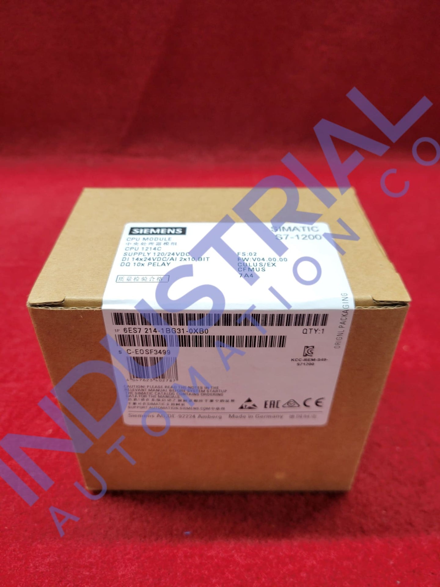 Siemens 6ES7214-1BG31-0XB0 New Business & Industrial