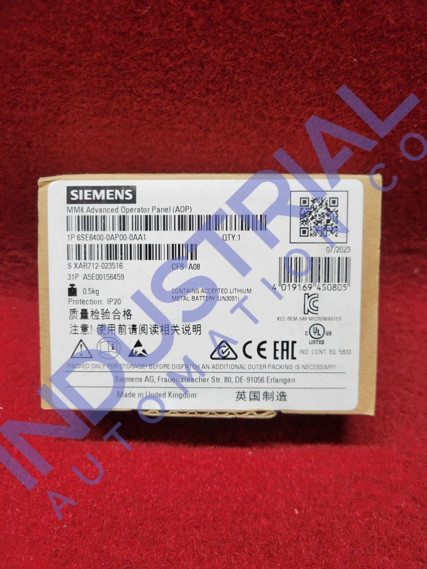 Siemens 6SE6400-0AP00-0AA1 New