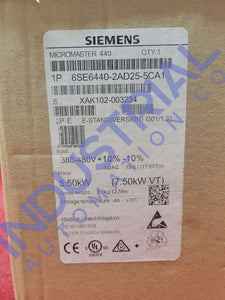 Siemens 6Se6440-2Ad25-5Ca1