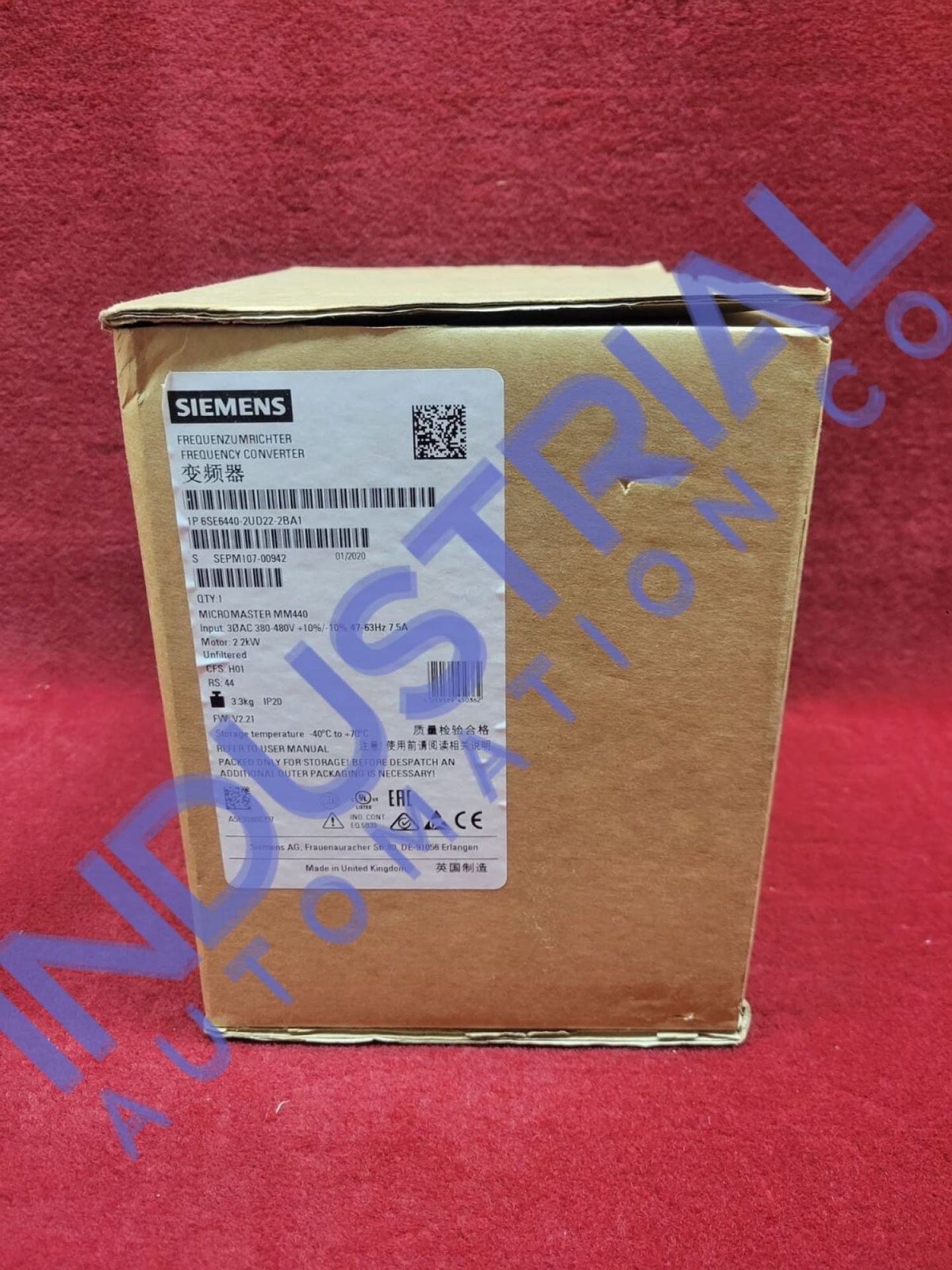 Siemens 6Se6440-2Ud22-2Ba1