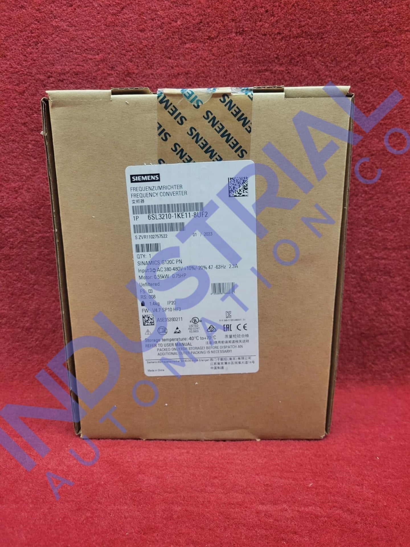 Siemens 6Sl3210-1Ke11-8Uf2