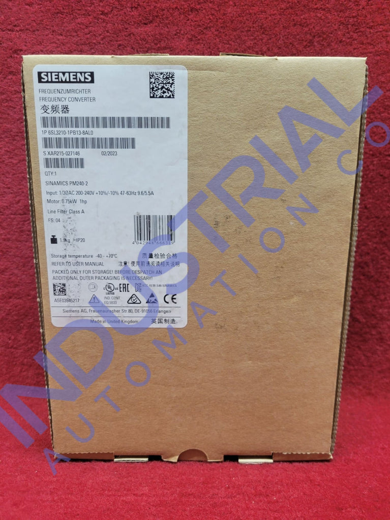 Siemens 6Sl3210-1Pb13-8Al0