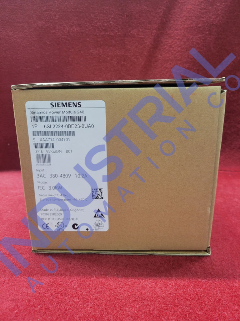 Siemens 6Sl3224-0Be23-0Ua0 Factory Sealed