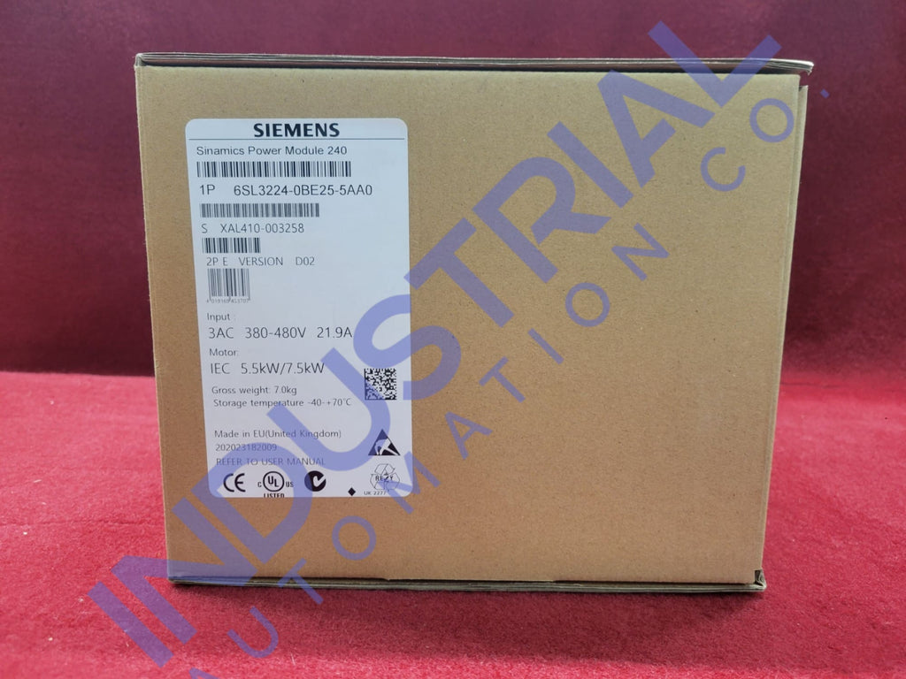Siemens 6SL3224-0BE25-5AA0 Business & Industrial