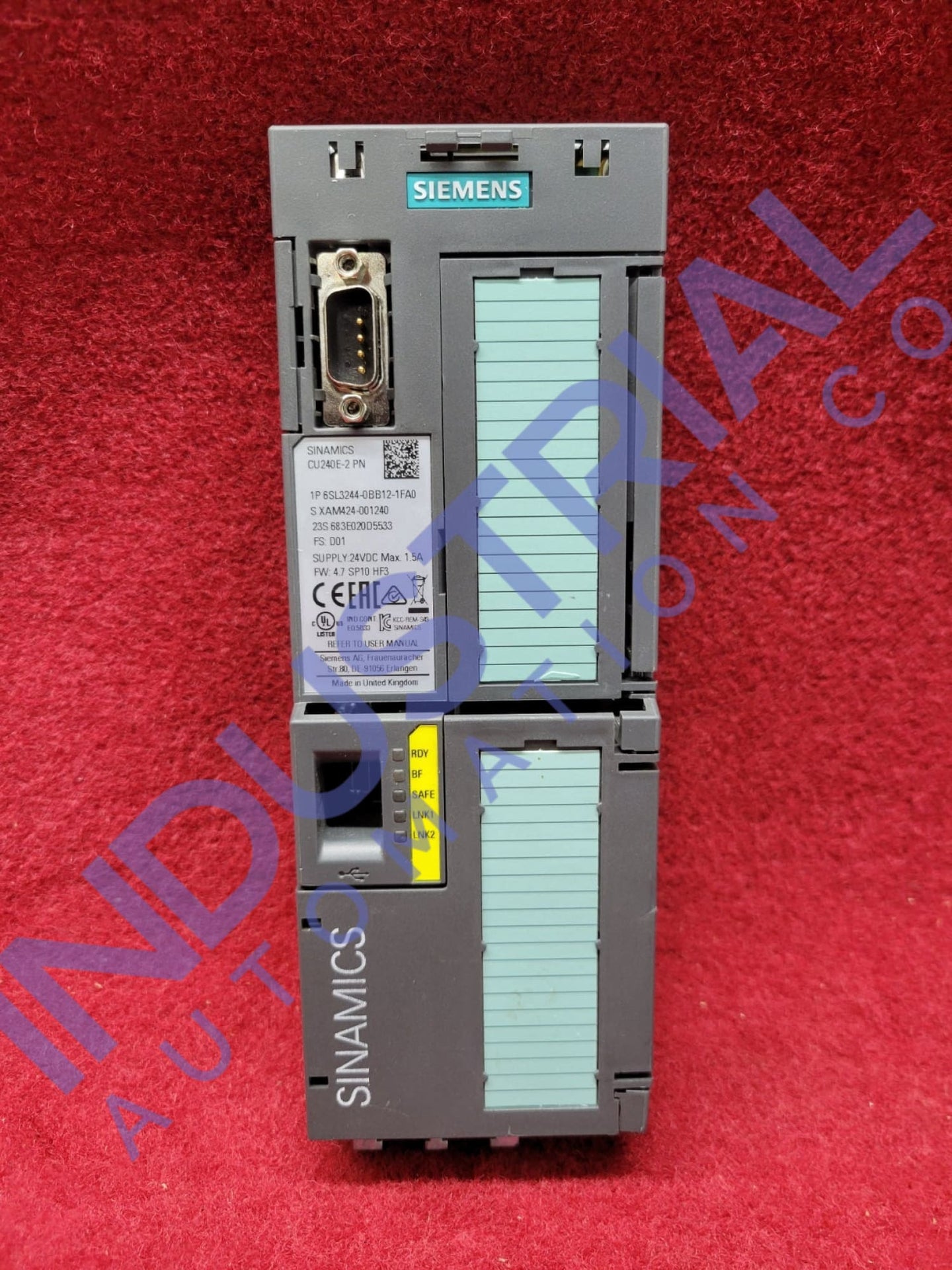 Siemens 6SL3244-0BB12-1FA0 IAC Certified Refurbished
