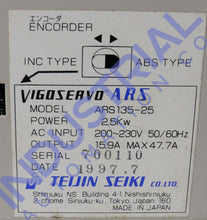 Load image into Gallery viewer, Teijin Seiki Vigroservo Ars135-25