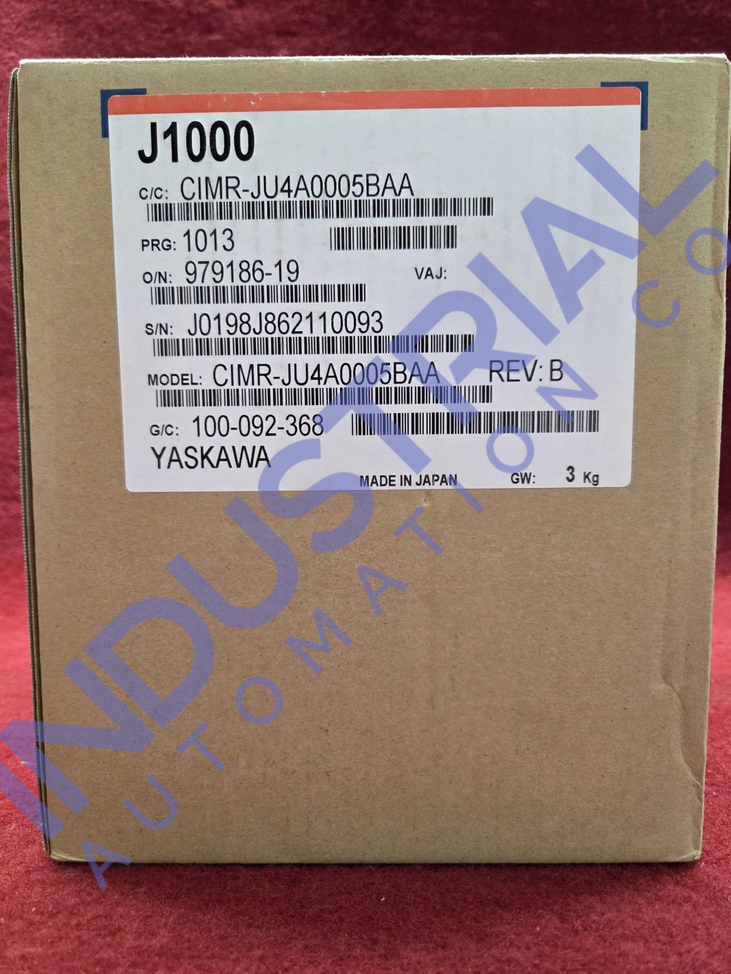 Yaskawa CIMR-JU4A0005BAA New Surplus Variable Frequency Drive